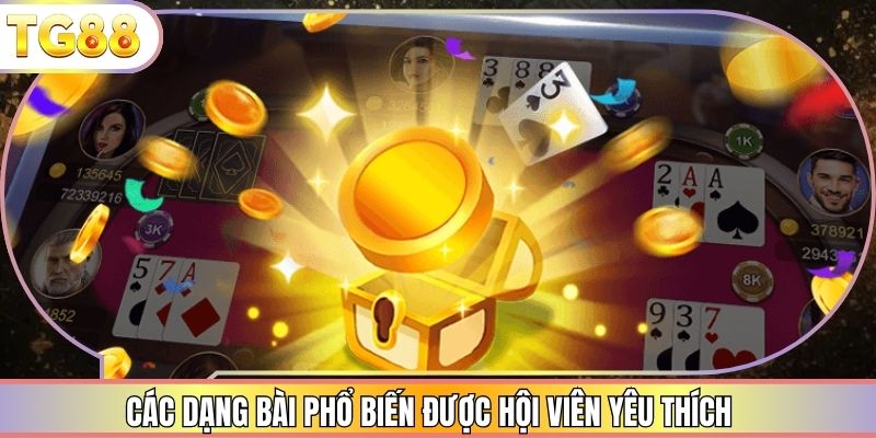 Các dạng bài phổ biến được hội viên yêu thích