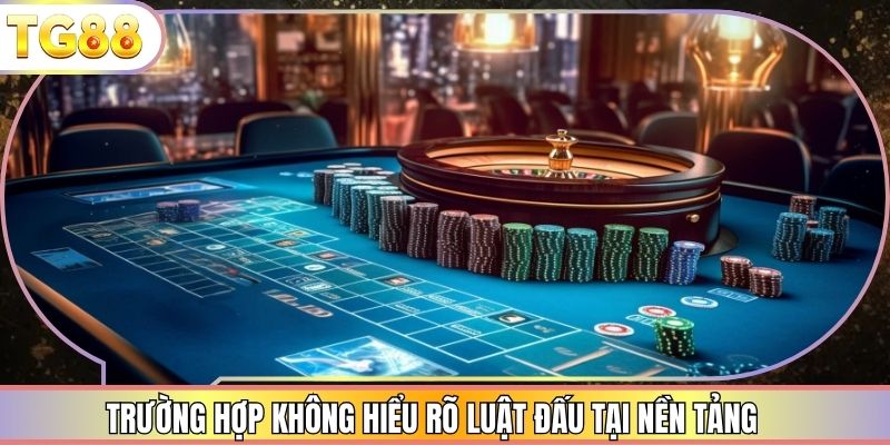 Trường hợp không hiểu rõ luật đấu tại nền tảng 