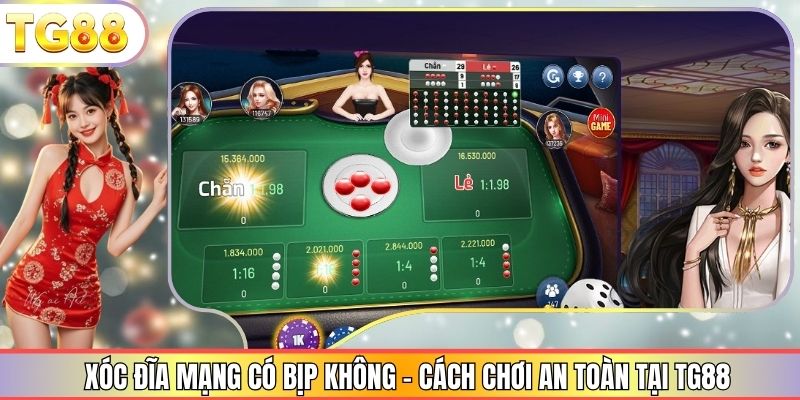 Xóc Đĩa Mạng Có Bịp Không - Cách Chơi An Toàn Tại TG88